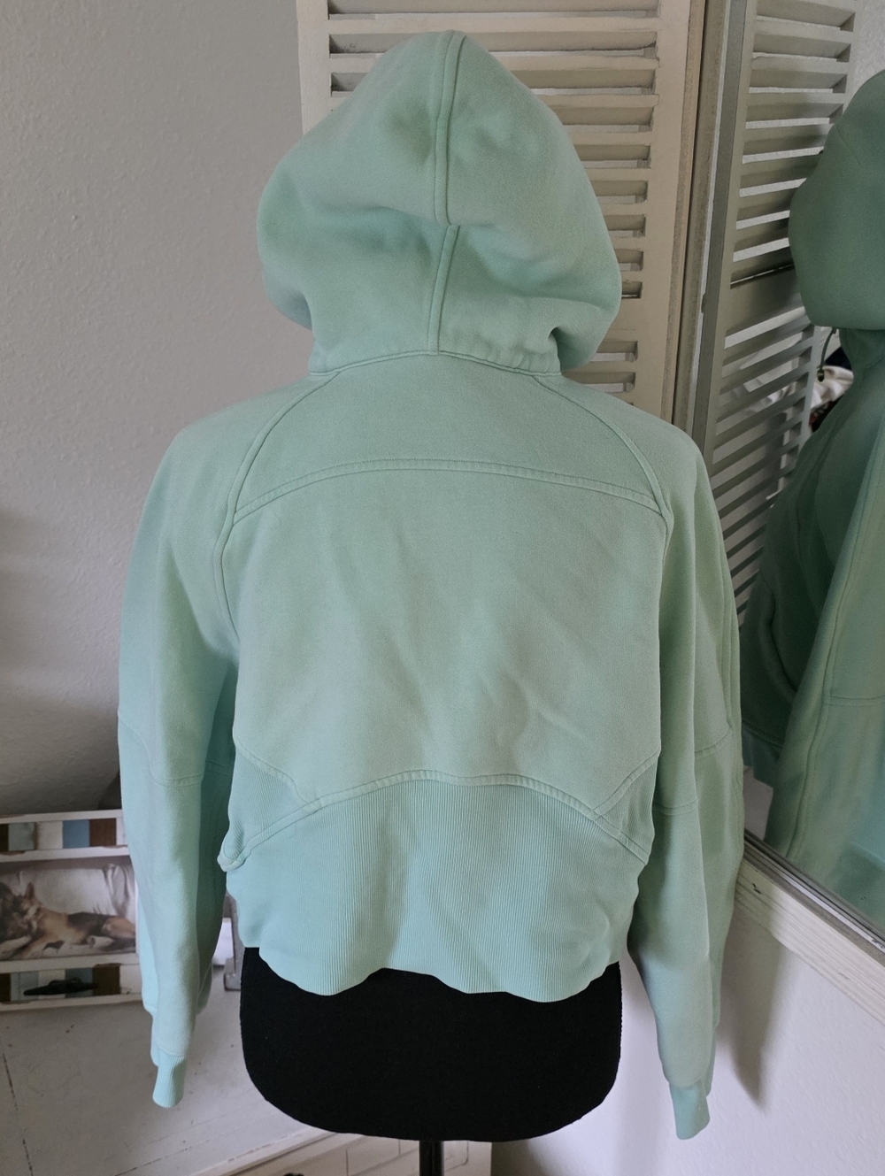 Lululemon Scuba Oversized Half-Zip Hoodie Delicate Mint - Picture 10 of 12